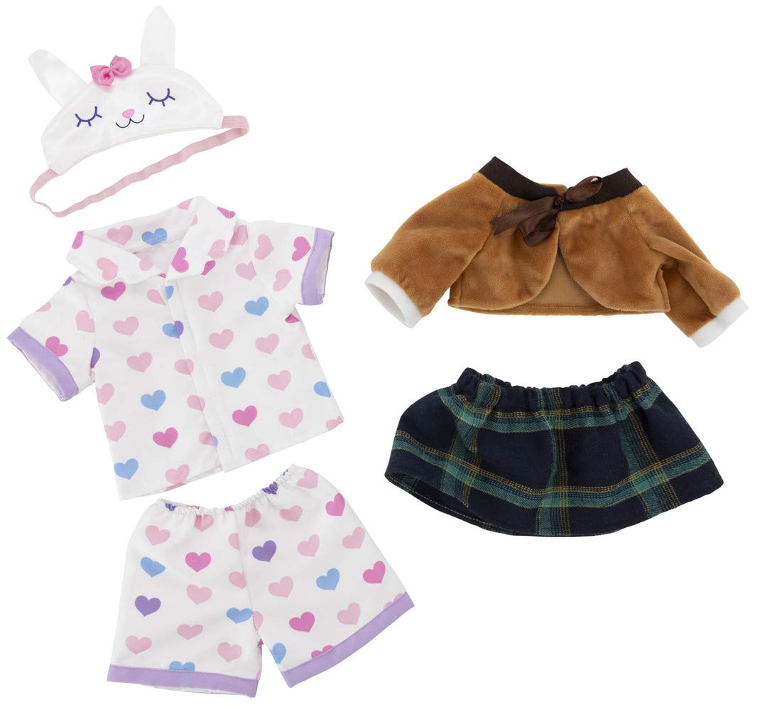 PLUSHIBLE BRIDGING MILES WITH SMILES Soft Baby Doll - Plush Rag with 2 Clothing Set, My First Plush Toy for Girls, Boys & Infant