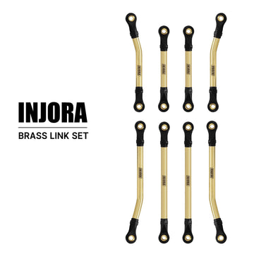 INJORA Brass High Clearance Links Set for TRX4M 1/18 RC Crawler Upgrade Parts,8PCS (4M-20)