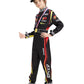 aicoaub Kids Race Car Driver Costume Boys Toddler Racer Jumpsuit With Car Cap Disfraz de Carro para Nio Halloween Dress Up