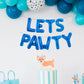 TONIFUL 16 Inch Navy Blue Foil Alphabet Balloons A-Z, 52 Pieces for Birthday, Graduation, Anniversary Celebrations