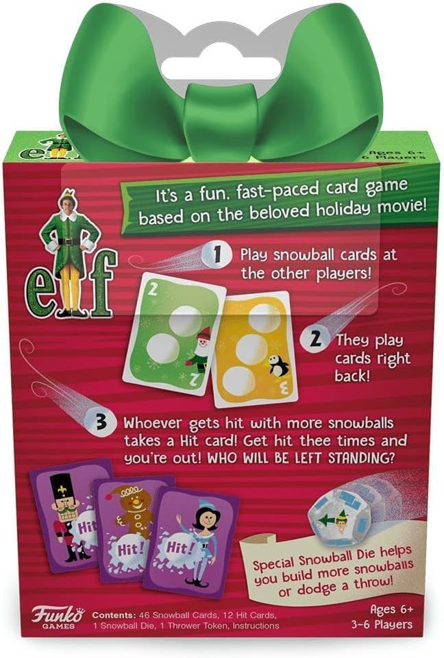 Funko Snowball Showdown Card Game - Standard Size, Multicolour, Model 48715, Cardboard Material