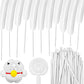 Hykjnbw White Long Balloons For Balloon Animals, 260 Balloons Art Kit For Twisting, Skinny Modeling Balloons Supplies For Birthd