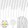 Hykjnbw White Long Balloons For Balloon Animals, 260 Balloons Art Kit For Twisting, Skinny Modeling Balloons Supplies For Birthd