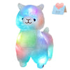 BSTAOFY 13.5'' LED Alpaca Stuffed Animal Plush Toy - Colorful Night Light Gift for Kids