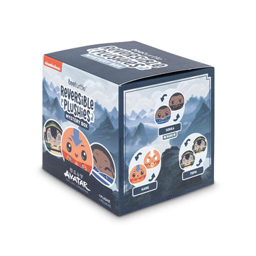 TeeTurtle 3" Reversible Plushie - Avatar The Last Airbender, Kawaii Soft Toy, One Size, Mystery Box