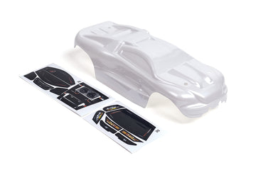 SummitLink Custom Body Police White Style Compatible for e-Revo Mini 1/16 Scale RC Car or Truck (Truck not Included) ERMN-PW-01