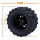 Surpass Hobby Height 4.92'' (125mm) RC Truck Wheels and Tires Set for 1/10 Monster Truck Wheels Tires for HPI/HSP/Savage XS TM F