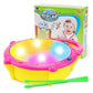 Jericos Musical Flash Drum Toys For Kids 3D Flash Drums Toys For Kids With Colorful Lights & Musical, Non Toxic Plastic (3+ Year
