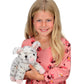 Bearington Hamilton Plush Spotted Pig Stuffed Animal, 10 Inches
