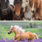 Ravensburger Horse Love Puzzle for Children, 2 x 24 Pieces, Cardboard, 26 x 18 cm, Yellow, Model 05148
