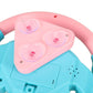 TOYANDONA Steering Wheel Toy Plastic Toy Steering Wheel for Kids Simulated Driving Controller with Light and Music Electric Soun