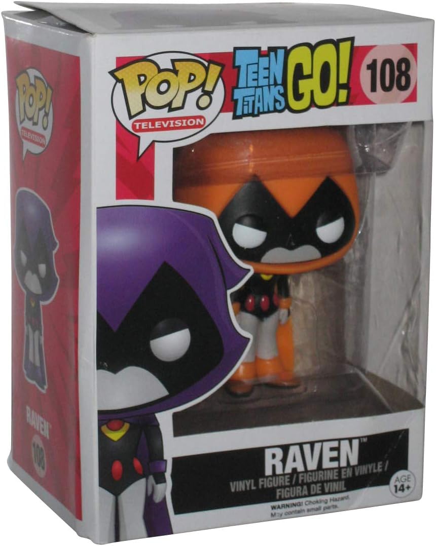 Funko 9508 - Teen Titans Raven Figure, Orange