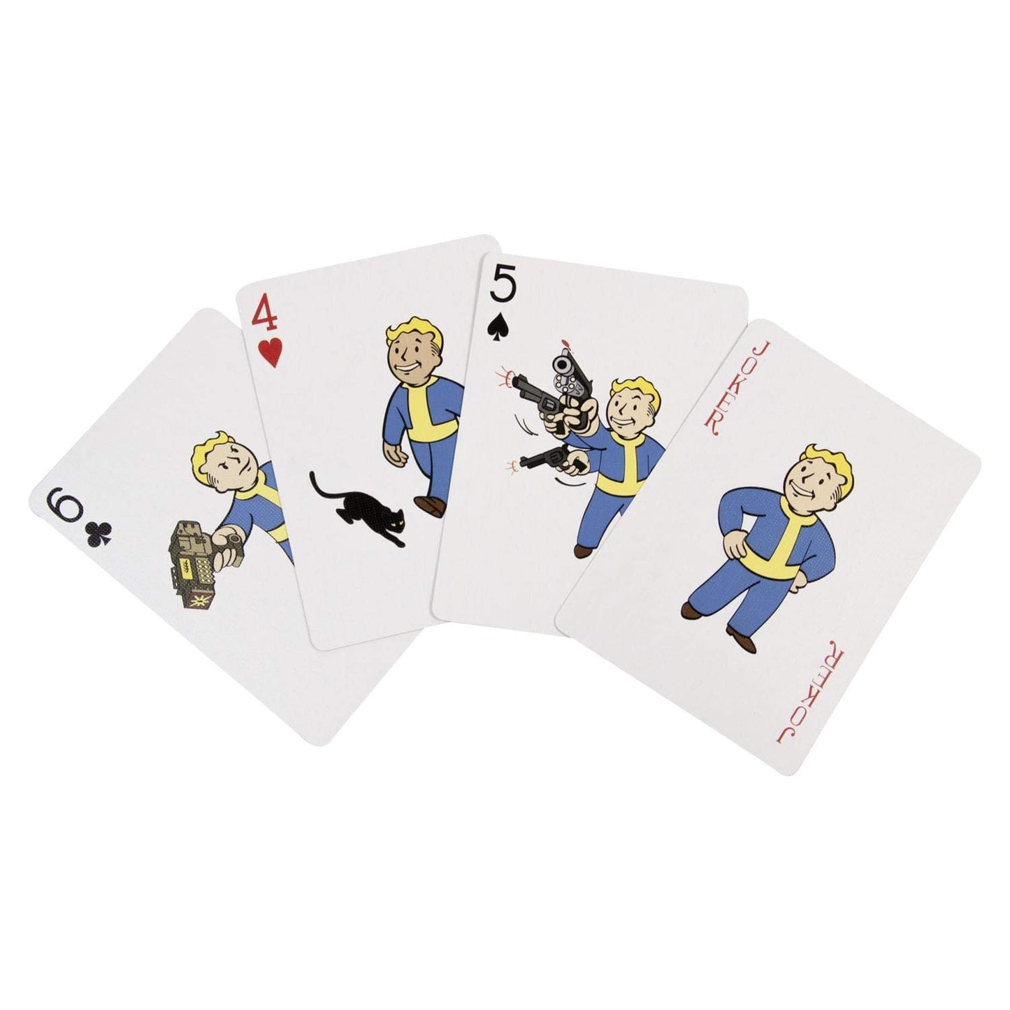 Fallout Playing Cards Deck - Depicting Your Favorite Vault Boy Perks From The Video Game - Full 52 Card Deck