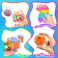 801PCS Christmas Party Favors for Kids - Treasure Box Prizes, Pop Fidget Keychains, Goodie Bag Stuffers, Classroom Rewards, Xmas