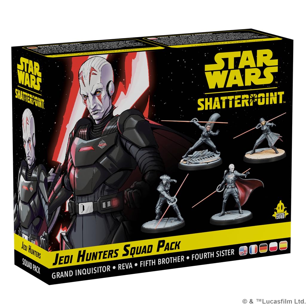 Star Wars Shatterpoint Jedi Hunters SQUAD PACK - Tabletop Miniatures Game  Strategy Game for Kids and mature-themeds  Ages 14+  2 Players  90 Minute Playtime  Made by Atomic Mass Games