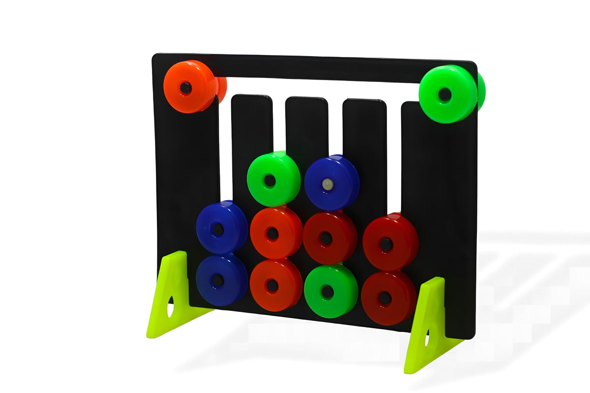 Slide N Learn Puzzle|Pattern Matching Puzzle|Pre School Learning Toy|Montessori Puzzle Game|Early Development|Activity Engagemen