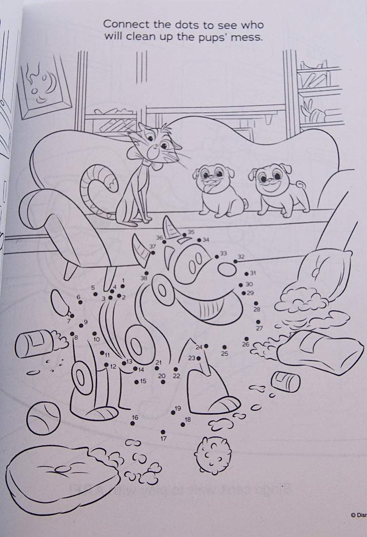 Puppy Dog Pals ''Pug Power!'' Coloring & Activity (Puzzles & Do-To-Dot) Book - 96 Tear & Share Pages