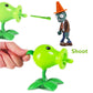 JHESAO 2 PCS Plants and Zombies Toys Action Figures Zombies PVZ Toys Set 1 2 Series Great Gifts for Kids and Fans Birthday and Christmas Party