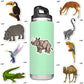 SUSIHI Animal Stickers for Kindle Kids Zoo Animal Stickers Water Bottles Scrapbook Book Waterproof(50 Pcs)