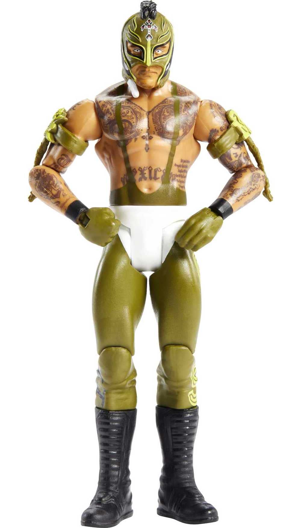 Wwe Basic Rey Mysterio Action Figure, Posable 6-Inch Collectible For Ages 6 Years Old & Up, Series # 127