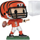 Pop Football: Bengals - Joe Burrow Funko Vinyl Figure (Bundled With Compatible Box Protector Case), Multicolor, 3.75 Inches
