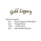 Beistle 88780NRBKG 1-Pack Decorative Legacy Party Assortments for 10 People, Gold