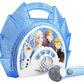 Frozen 2 Sing Along Boombox With Microphone, Built In Music, Flashing Lights, Real Working Mic For Kids Karaoke Machine, Connects Mp3 Player Aux In Audio Device