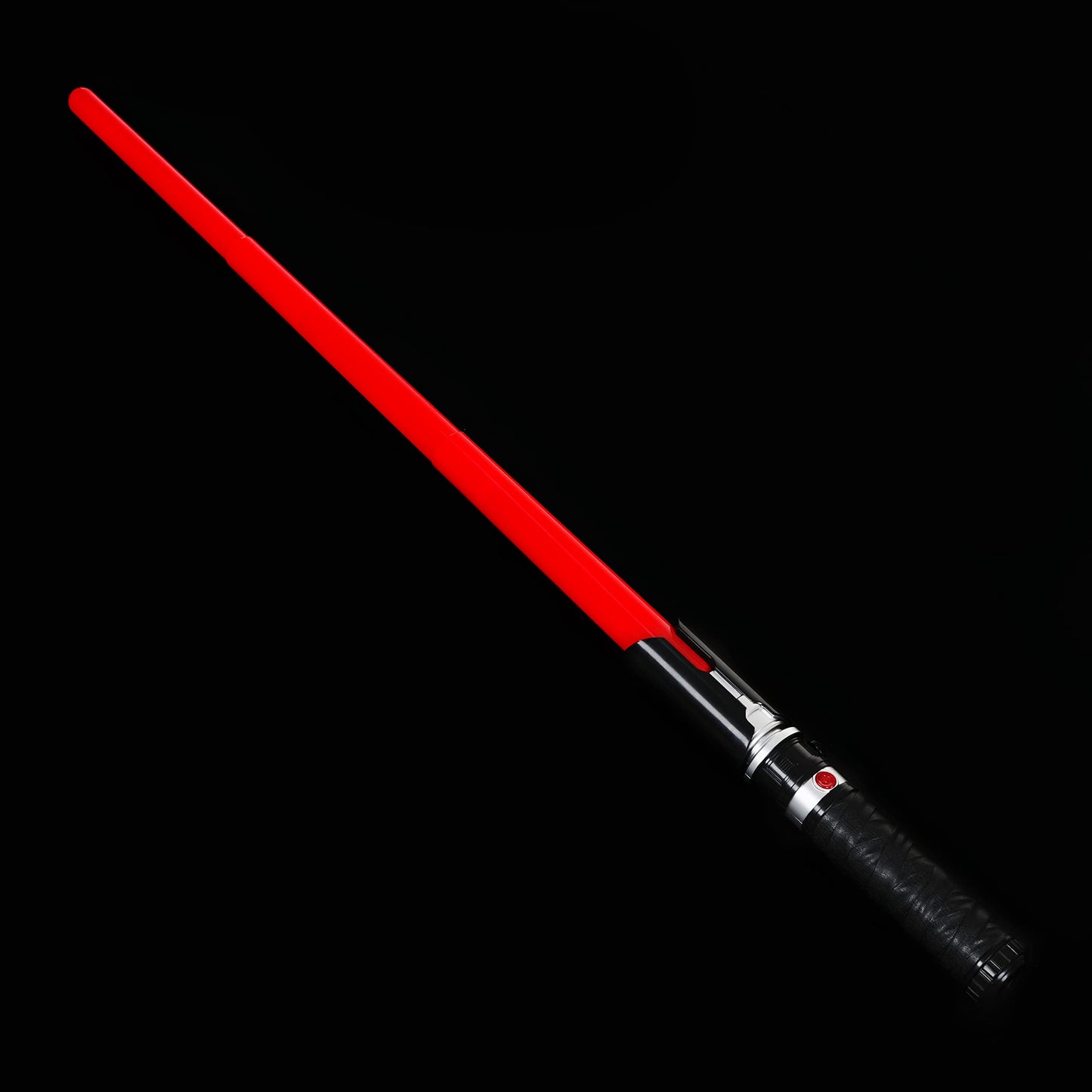 Light up Saber Toy with Electronic Lights and Sound Effect for Kids and Adults, Double-Bladed Red LED Retractable Force FX Light