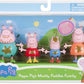 Peppa Pig Muddy Puddles Family 4-Figure Pack - Includes Peppa, George, Mummy & Daddy Pig - Toy Gift For Kids - Ages 3+