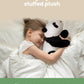 Wtdeplush Weighted Panda Plush Stuffed Animals - 14'' 3.5 Lbs Weighted Microwavable Panda Heated Stuffed Animal Heating Pads For