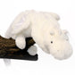 YOUBLEK 40In 2Lb Weighted Stuffed Animals Cute Plush Dragon Weighted Stuff Dinosaur Toy for Kids mature-themed Gift or Decoration (5lb  White)