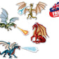 Beistle Dragon Cutouts