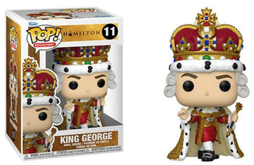 Funko POP Broadway Hamilton King George Vinyl Figure 3.75" Multicolor with Box Protector Case