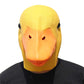 PartyHop - Yellow Duck Mask - Halloween Latex Animal Full Head Mask