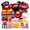 Bnf Kitchen Play Set Pretend Kids Toy Cooking Playset for Girls Boys Gifts 51pcs