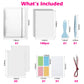 Sunezlgo Reusable Sticker Album With 100 Sheets, Collecting Book With Pockets, A5