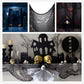 Unomor Black Creepy Cloth, 300 x 80 Inches Spooky Halloween Decorations for Haunted Houses Party Doorways Outdoors