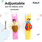 Baby K Baby Rattle Socks For Girls & Boys (Set B) - Baby Toys 6-12 Months - Baby Wrist Rattles And Foot Rattles - Baby Toys For