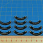 LITKO Specialist Base Hugger Token Set  25mm Bases  Compatible with Warhammer: Kill Team  Translucent Grey (10)