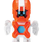 New Tobot, Tobot X, Youngtoys Transforming Collectible Vehicle To Robot, Heroes Animation Character Toys For Kids 3 And Up Transform Toys Cars, Large Size 9-Inch