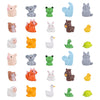 Nqeuepn 30Pcs Mini Resin Animals Set, 15 Styles Tiny Resin Animals Mini Resin Figures Miniature Garden Decor Mini Animals Figures For Diy Crafts Miniature Landscape Dollhouse Decoration