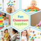 Veneibe 48 PCS Colorful Magnetic Building Blocks - Educational Sensory Toy for 3D STEM Learning, Montessori Gift for Ages 3+ Kids
