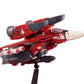 Toynami Robotech 1/100 Miriya VF-1J Super Veritech Figure, Red, 6" Plastic Collectible - Model 10560