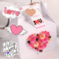 Sushi Valentine Stickers For Kids Adults Love Stickers For Scrapbooking Valentines Day Stickers Waterproof Stickers Bulk(50Pcs)