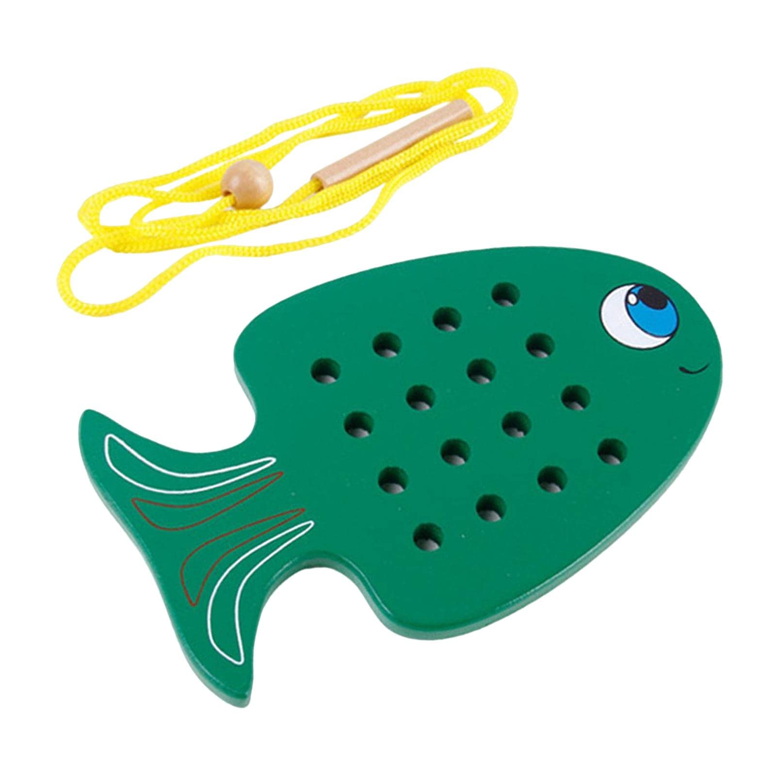 Calandis Lacing Threading Toys Lacing Playing Games Early Learning For Airplane Green | Toys For Baby