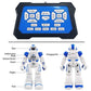 Suliper Remote Control Robot RB01 - Gesture Sensor, Programmable, Plastic, 7"x3.5"x9", Blue/White - Educational Toy for Kids
