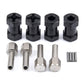 Readytosky 12mm Wheel Hex Hub 20mm Extension Hex Drive Adapter for 1/10 RC Crawler SCX10 D90(4PCS)