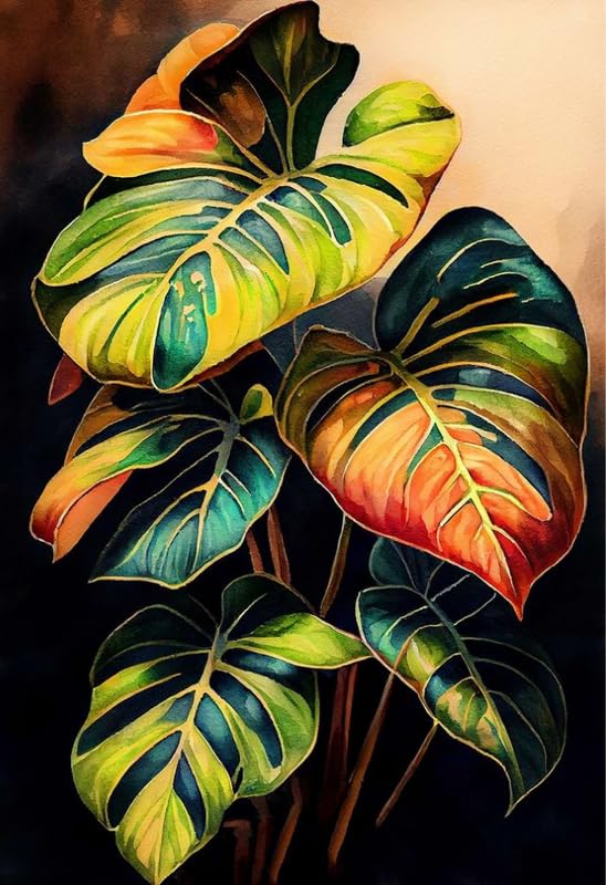 Tulip N Turtle Leaf Signature Series Tube Packing 30 Colours Ss 07 Diy Acrylic Paint By Number Kit For Adults Beginner Canvas Pa