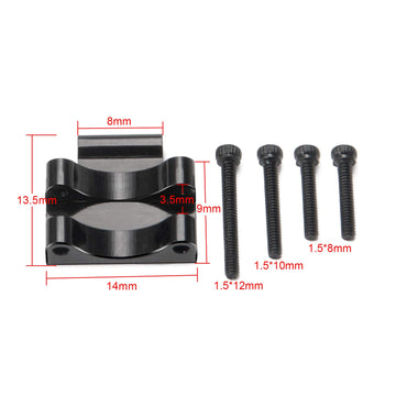 QUE-T Rear Axle Truss Upper Link Mount for 1: 24 Scale Axial SCX24 90081 RC Car Upgrade Parts