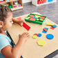 Eai Education Attribute Blocks Desk Set Of 60